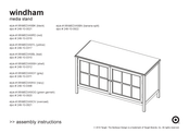 Target windham WNMEDIASBN Assembly Instructions Manual