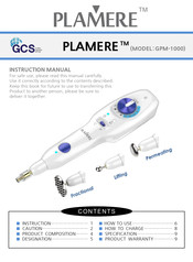 GCS PLAMERE GPM-1000 Instruction Manual