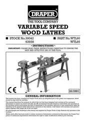 Draper 63938 Instructions Manual
