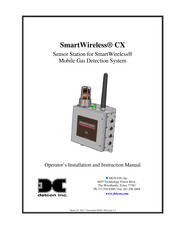 Detcon SmartWireless CX Operator's Installation And Instruction Manual