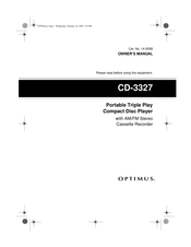 Optimus CD-3327 Owner's Manual