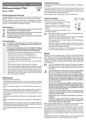Conrad P7940 Operating Instructions Manual
