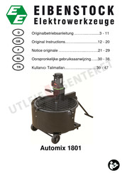 EIBENSTOCK Automix 1801 Original Instructions Manual