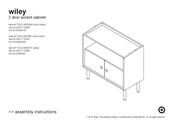 Target Wiley TGZLCB2DBL Assembly Instructions Manual