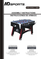 MD SPORTS 1625612 Assembly Instructions Manual