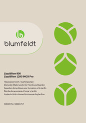 Blumfeldt Liquidflow 1200 INOX Pro Instruction Manual