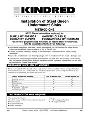 Kindred Steel Queen Installation Manual