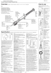 Kowa Avansee Preload1P Instruction Manual