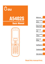 Sony Ericsson A5402S Basic Manual