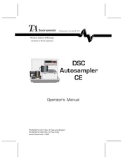 TA Instruments DSC Autosampler CE Operator's Manual