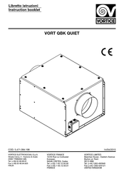 Vortice VORT QBK QUIET Instruction Booklet
