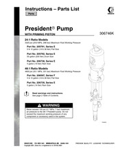 Graco President 206597 Instructions-Parts List Manual