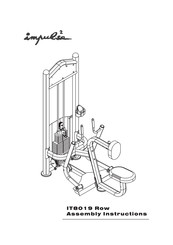 BM FITNESS Impulse2 IT8019 Row Assembly Instructions Manual
