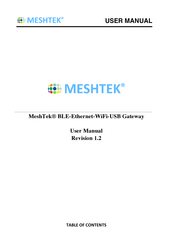 iLumi MeshTek BLE-Ethernet-WiFi-USB Gateway User Manual