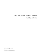 H3C WX5540E Installation Manual