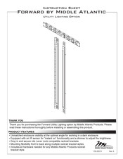 Middle Atlantic Products Forward Instruction Sheet