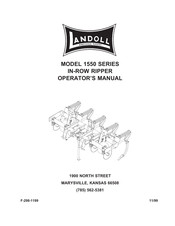 Landoll 1555A30 Operator's Manual