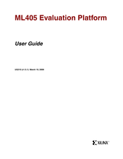 Xilinx ML405 User Manual