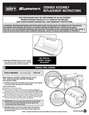 Weber Summit Cookbox Replacement Instructions Manual