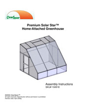 ClearSpan Premium Solar Star 104918 Assembly Instructions Manual