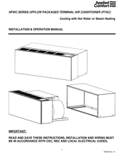 Applied Comfort NFWC Series Installation & Operation Manual