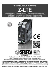 Seneca Z-LTE Installation Manual
