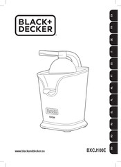 Black+Decker BXCJ100E Instructions Manual