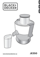Black+Decker JE350 Instructions Manual