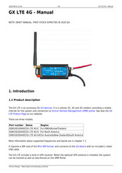 Victron energy GX LTE 4G Series Manual