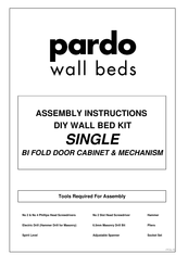 pardo SINGLE Assembly Instructions Manual