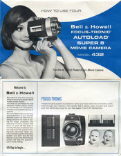 Bell and Howell Focus-Tronic Autoload 432 How To Use Manual