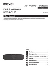 Maxell MXES-B220LBK2P User Manual