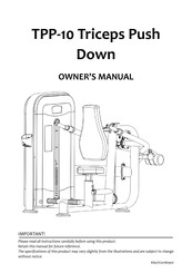 Cortex Omega TPP-10 Owner's Manual