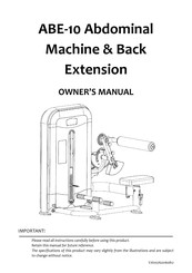 Cortex Omega ABE-10 Owner's Manual