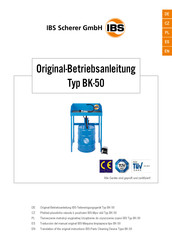 IBS Scherer BK-50 Translation Of The Original Instructions