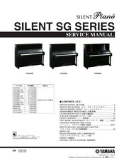 Yamaha Silent Piano SG Series Service Manual