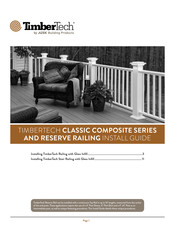 AZEK Timbertech Reserve Railing Install Manual