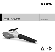 Stihl BGA 200 Instruction Manual