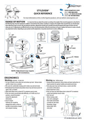 Ergotron STYLEVIEW Quick Reference