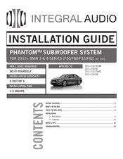 Integral Audio PHANTOM Installation Manual