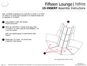 Indiana Furniture Fifteen Lounge 15-INSERT Assembly Instructions