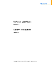 Brainlab Kolibri ENT Software User's Manual