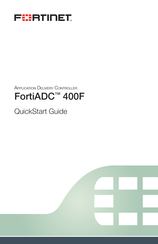 Fortinet FortiADC 400F Quick Start Manual