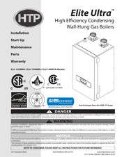 HTP Elite Ultra ELU-199WCN Installation, Start-Up, Maintenance, Parts, Warranty