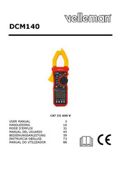 Velleman DCM140 User Manual