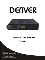 Denver DTB-142 Instruction Manual