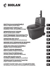 BIOLAN 70570360 Instructions For Installation, Use And Maintenance Manual