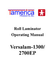 Tamerica Versalam-1300 Operating Manual