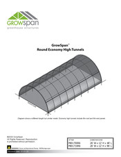 GrowSpan PB01700R6 Assembly Instructions Manual
