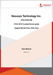 Neousys Technology PCIe-PoE312M User Manual